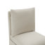 Chaise d'appoint rembourrée à roulettes Alayaa-99840924