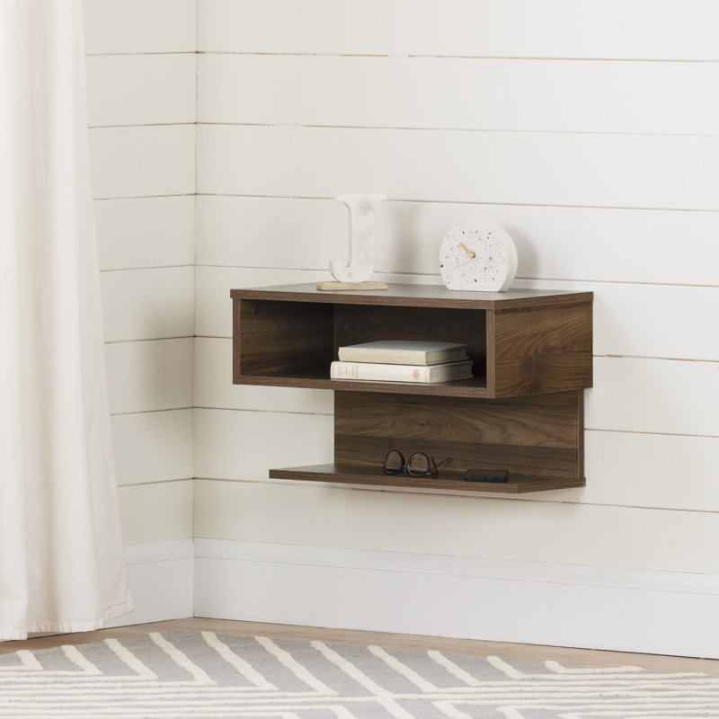 Sazena Nightstand, Natural Walnut