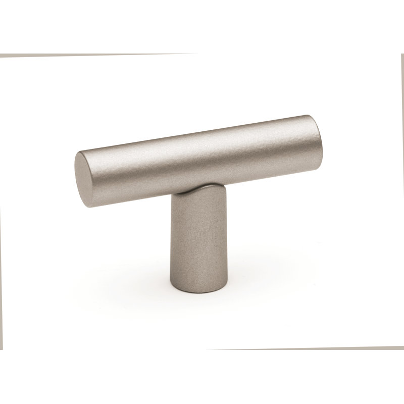 Bar Knob, Matte Nickel