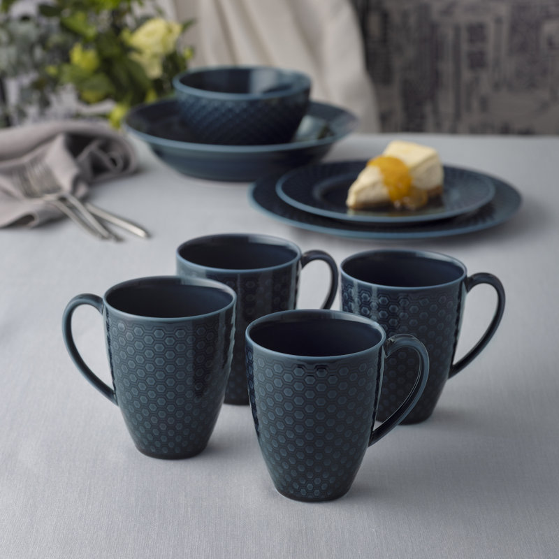 Ensemble de 4 tasses Kikko, 16 oz, Océan