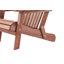 Chaise Adirondack pliante en bois surdimensionnée avec dossier et siège pré-assemblés, parfaite pour le jardin, la cour, le porche, la terrasse de la piscine et le foyer