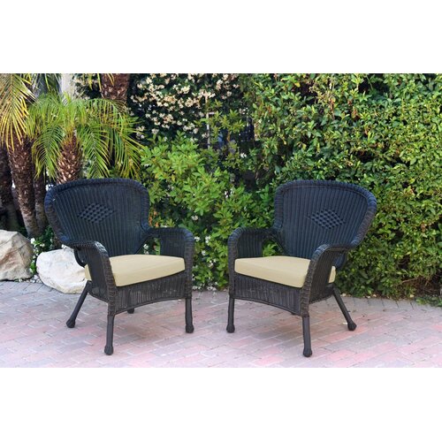 Bay Isle Home Batchelder Patio Chair with Cushions & Reviews | Wayfair