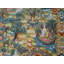 Histoire de vie du Bouddha (Thangka sans brocart) | Or pur 24 carats avec peinture acrylique
