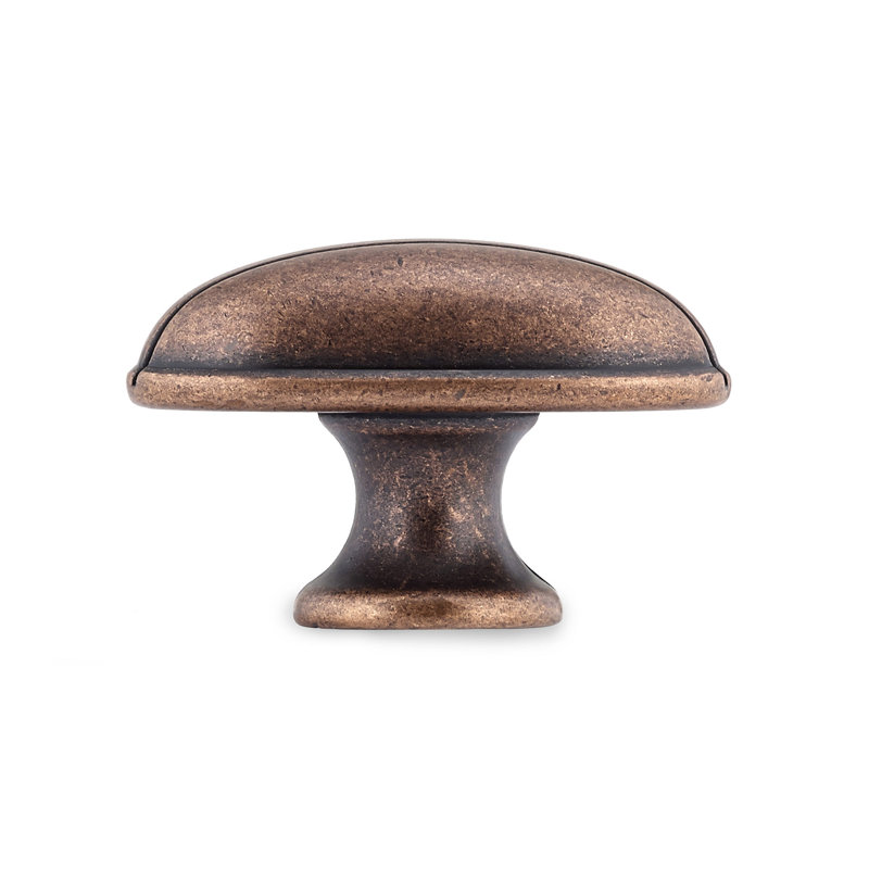 Poignée ovale Expression, Cuivre antique