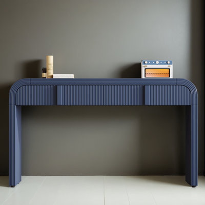 Codel Entry Console Table with Fluted Drawers