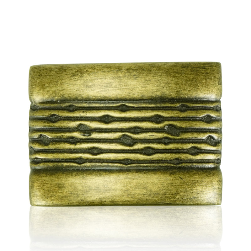 DORADO RECTANGLE KNOB; ARTISAN BRASS FINISH