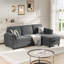 79'' Upholstered Sofa With Ottoman-15603512