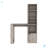 Ripley Writing Desk With Bookcase and Cabinet, Office-109012740