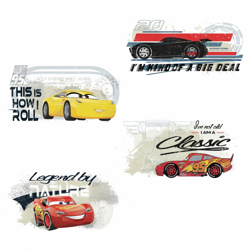 Décalcomanies murales collantes Cars 3 Racing