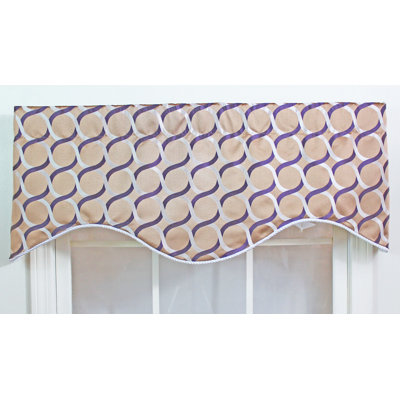 Cantonnière tressée beige