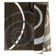 Tapis abstrait brun / gris Adonia