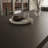 Black solid wood ash dining table-1595574347