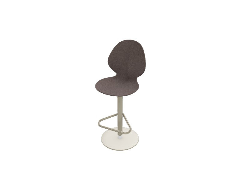Basil Adjustable Stools, Matt Pearl Beige