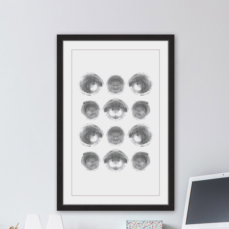 « coquillages »-cadre photo, impression sur papier, H 24 po x l 16 po x P 1,5 po