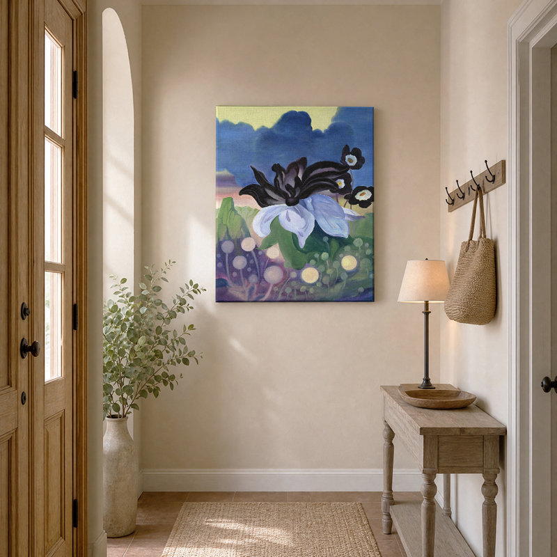 Art mural sur toile Twilight, H 14 po x l 11 po, Toile tendue avec châssis