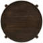 Table de bout ronde en bois massif
