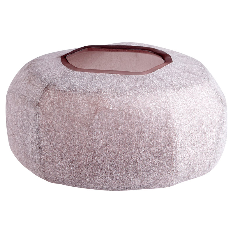 Vase de table décorative Vervain, H 5 po x l 9,75 po x P 9,75 po