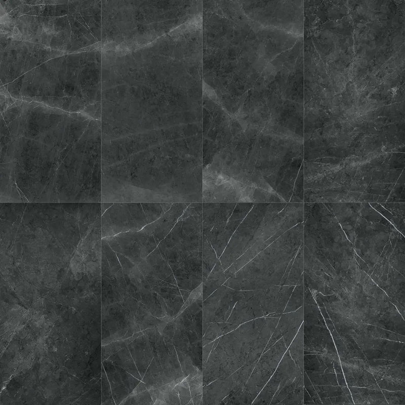 Sensi Gray 24" x 48" Matte Marble Look Italian Tile