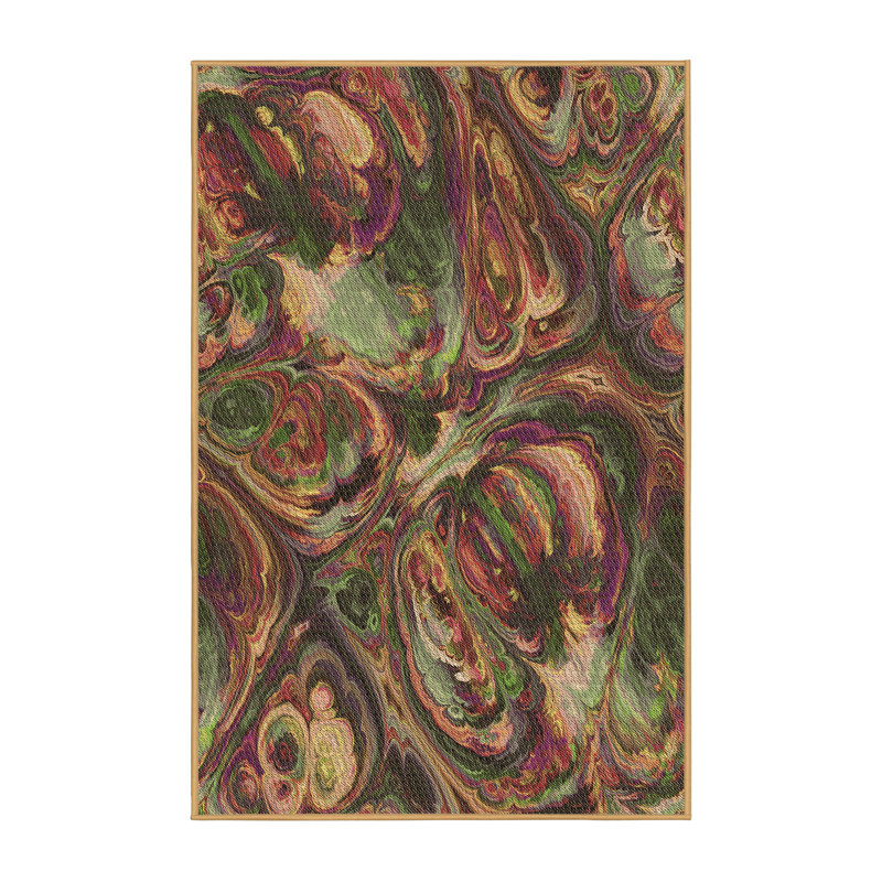Foshee Performance Wool Abstract Indoor Rug, Rectangle 7' x 9'