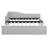 Twin Size Upholstered L-Shaped Upholstered Daybed With Pop Up Trundle-902859452