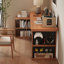 Bureau de direction en bois massif en forme de L, bureau-118614639