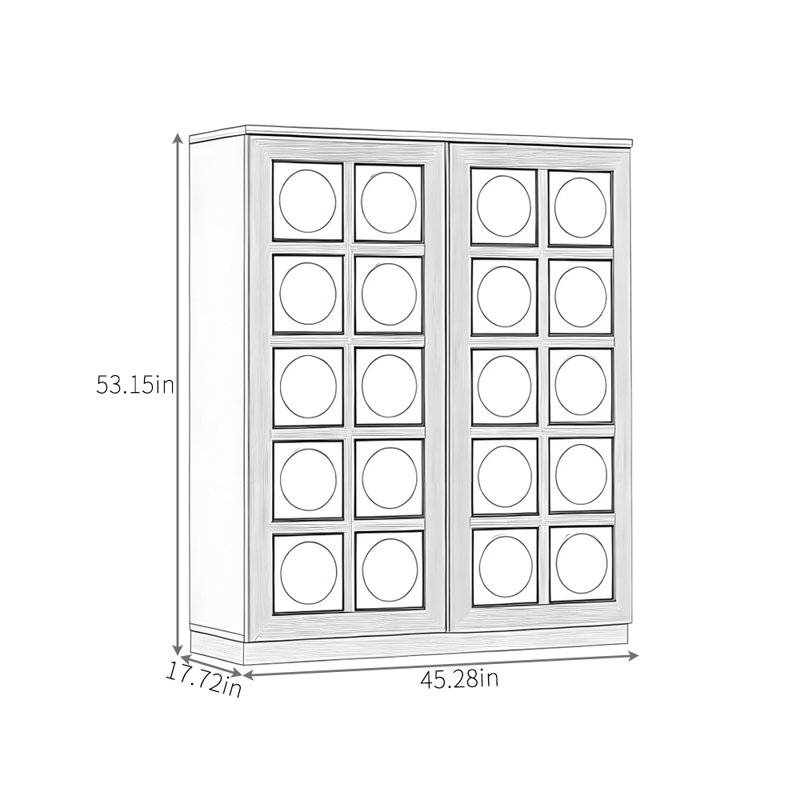 Large-Capacity Practical Sideboard