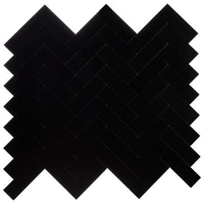 Carreau de mosaïque auto-adhésif en pierre 11,1 po x 12,6 po