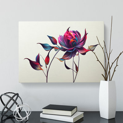 Dreamy Flower - Wrapped Canvas