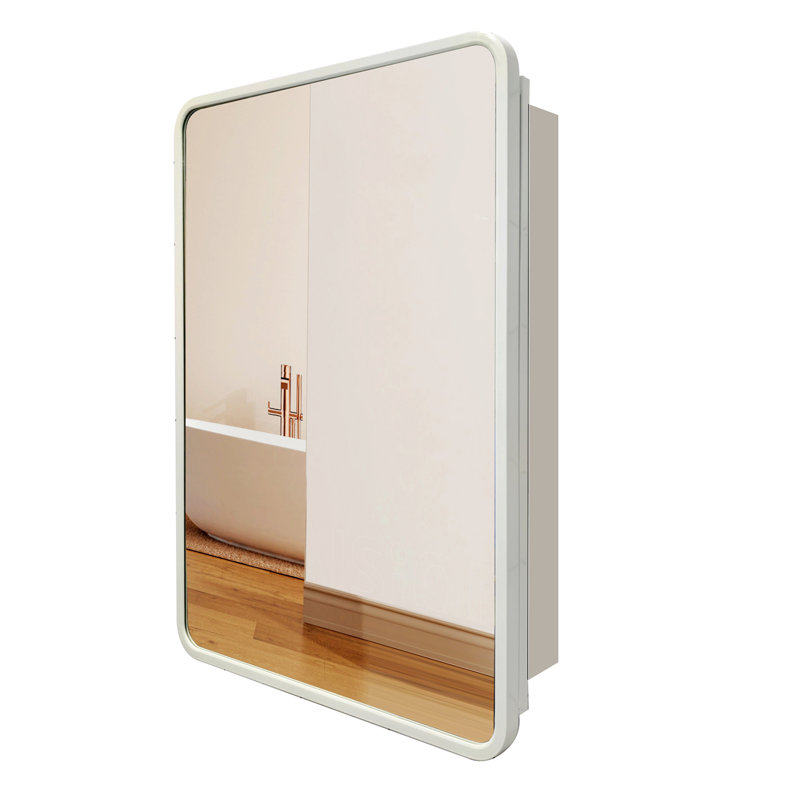 Armoire d'appoint Raff, Blanc, H 32,05 po x l 24,05 po x P 4,95 po