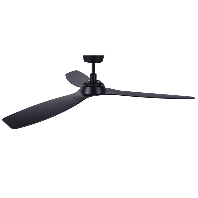 Harith 132cm Ceiling Fan, Black, Black