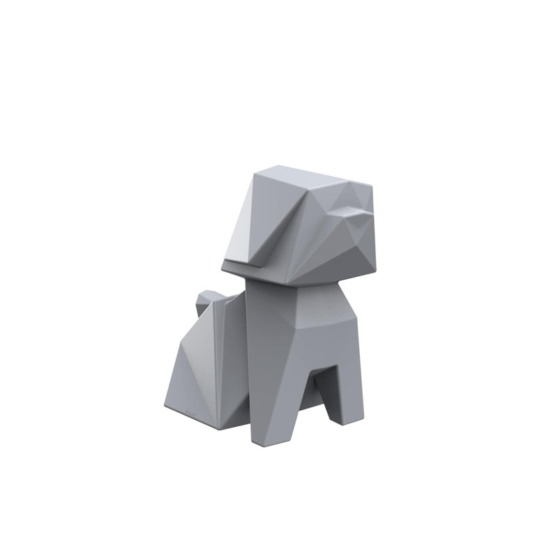 Animals Waterproof UV Resistant Plastic Garden Statue, Gray