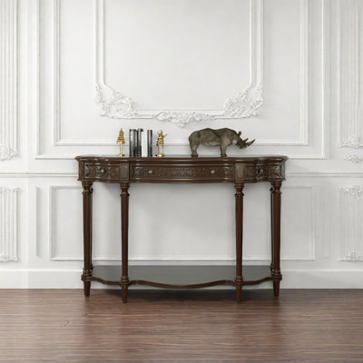 Retro Carved Console Table