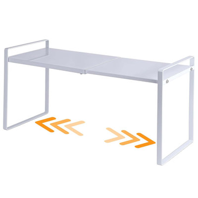 Rehausseur de tablette extensible réglable en métal pour comptoir de cuisine sous l'évier