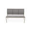 Banc de parc empilable aluminium Bazza-49554434-49554437