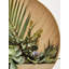 40cm Faux Succulent in Wood Planter