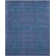 Kouerga Hand Tufted Wool/Viscose Damask Rug in Blue
