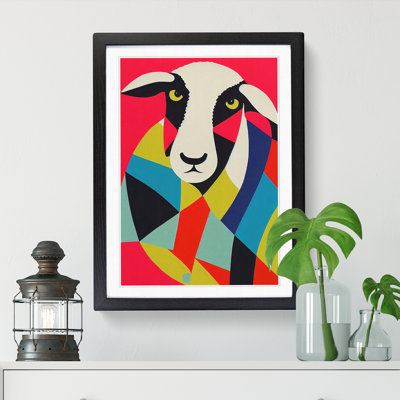 Sheep Pop Art - Single Picture Frame Painting