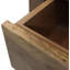 Table de chevet en bois massif Delvon