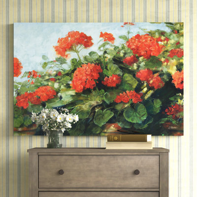 " Geranium Wave " by Carol Rowan