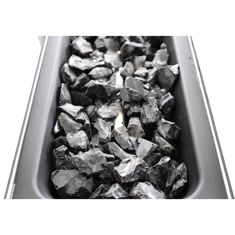 43" Rectangular Fire Pit - Smoked Glass & Stainless Steel 50000 White Year-Round Outdoor Leisure Hidden Propane Tank Compartment Use For Gas