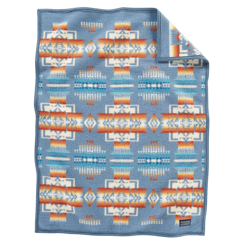 Pendleton Chief Joeseph Slate Crib Blanket