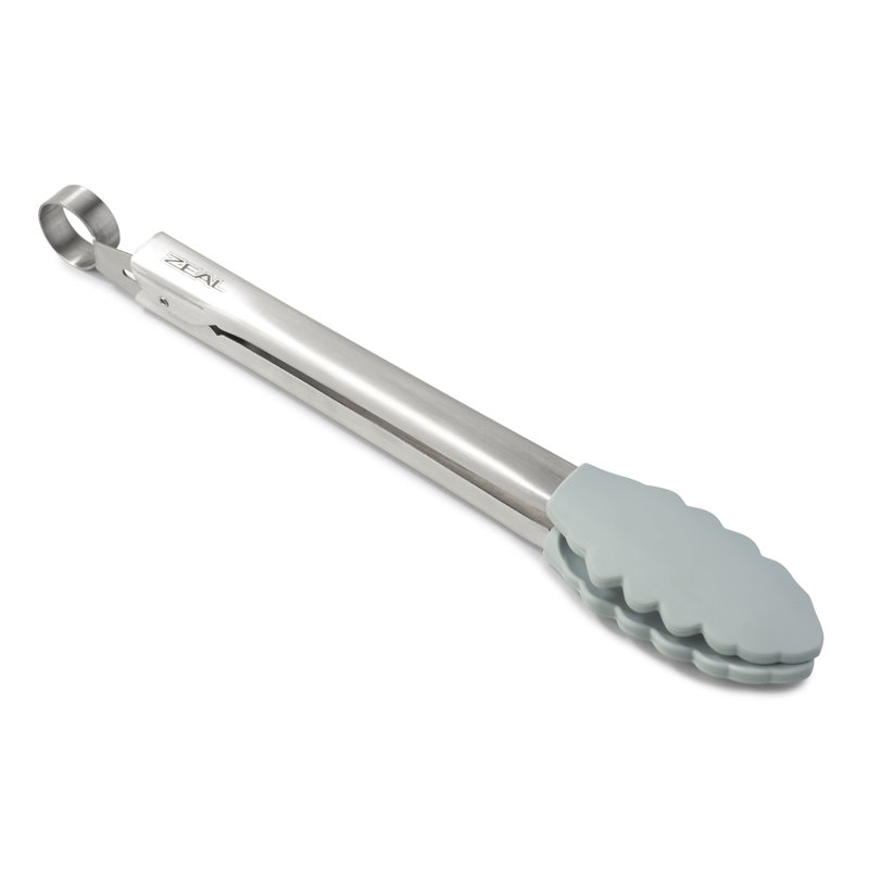 Zeal Kitchen Tong, 28.5cm L x 5.5cm W x 3cm D, Duck Egg Blue