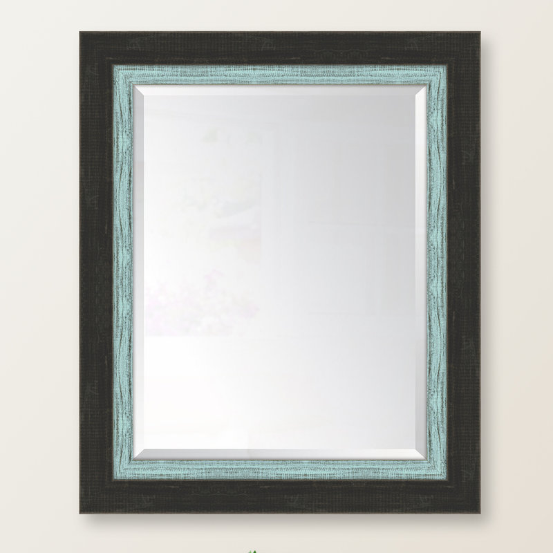 Miroir mural Mazie, H 36 po x l 30 po, Jaune
