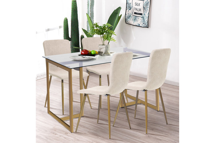 Bram 4 - Person Dining Set