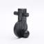 Modern Abstract Balance Sculpture – Black Matte Resin Decorative Accent (22.9 cm) 