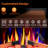HAVATO Black Electric Fireplace with BTU 5100-240436998