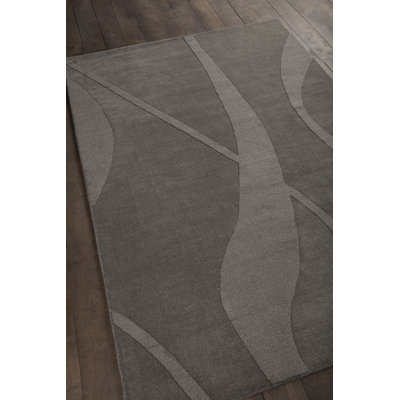 Tapis gris en laine touffeté à la main Worcester