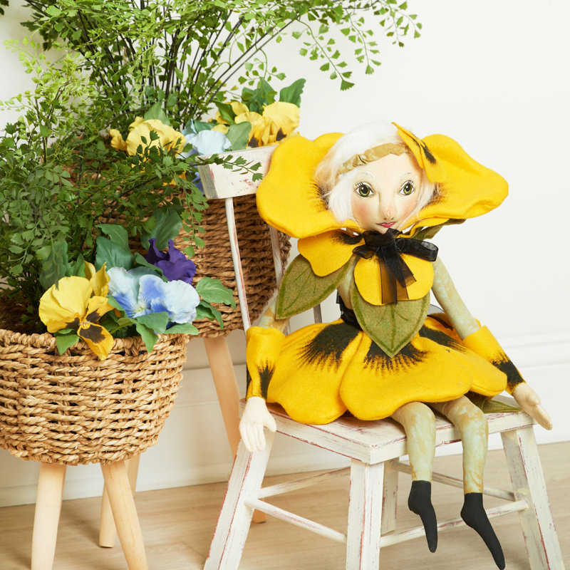 Figurine de poupée Paulina Pansy Joe Spencer Gathered Traditions