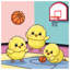 Coussin mignon de jeu de basket-ball matelassé toutes tailles-126746484