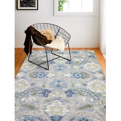 Muted Classic 12'7 X 9'8 Antique Distressed Area Rug